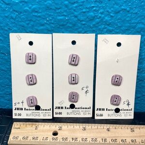 5 for $10: JHB International Purple 1/2” Buttons Set